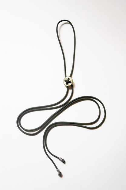 Button Bolo in Brass
